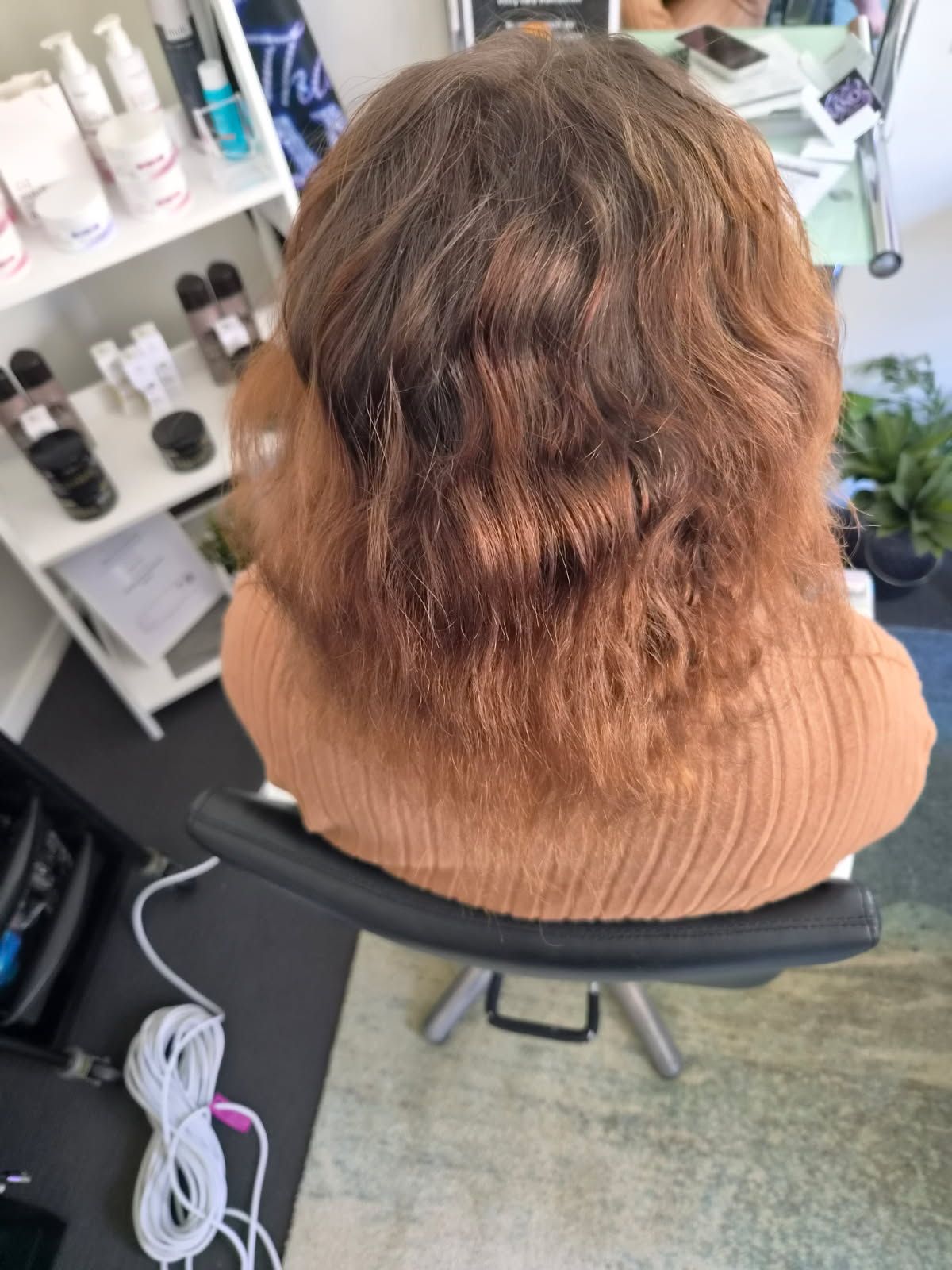 Before Nanoplasty hair transformation