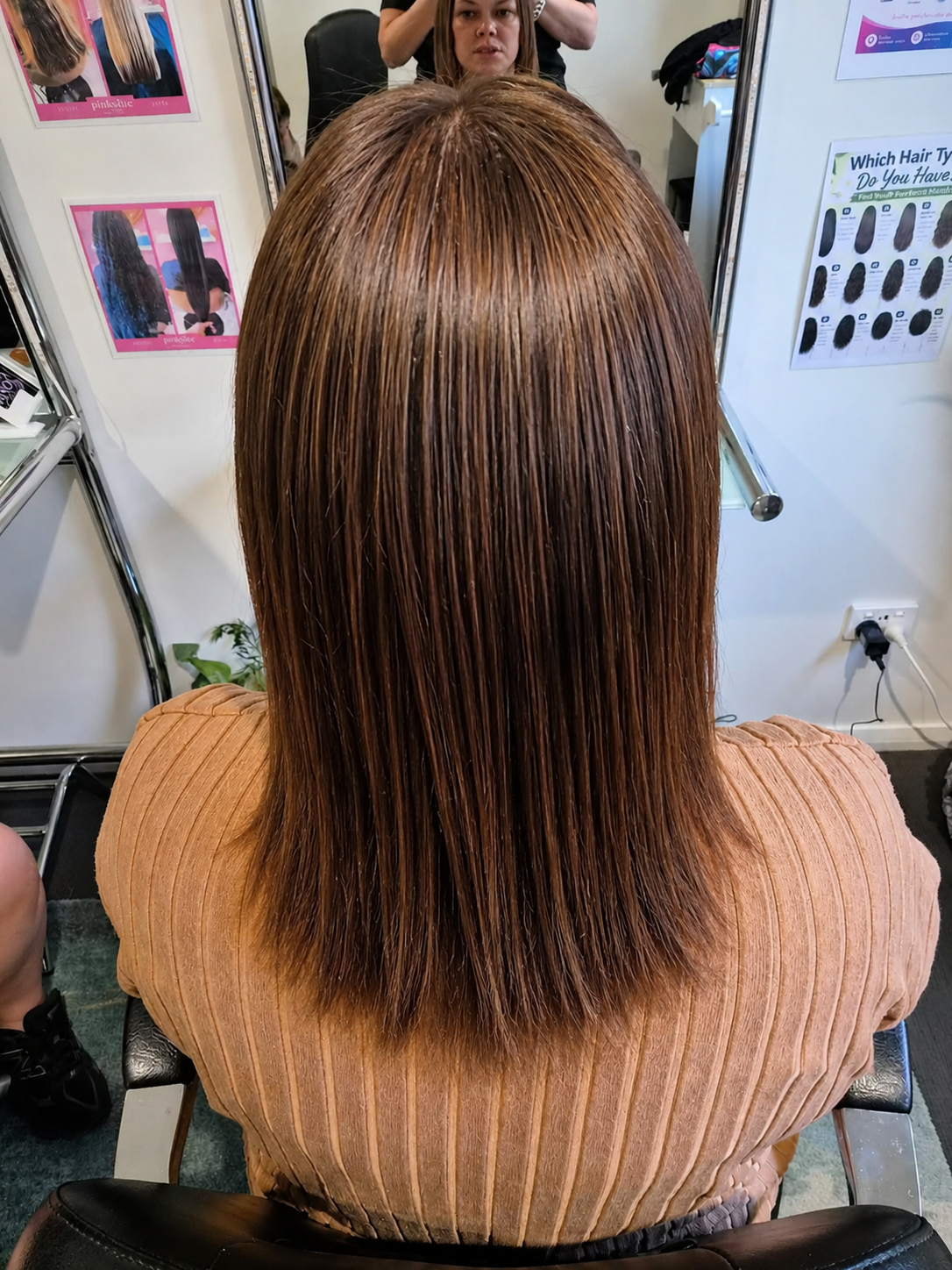 After Nanoplasty hair transformation showing smoother hair