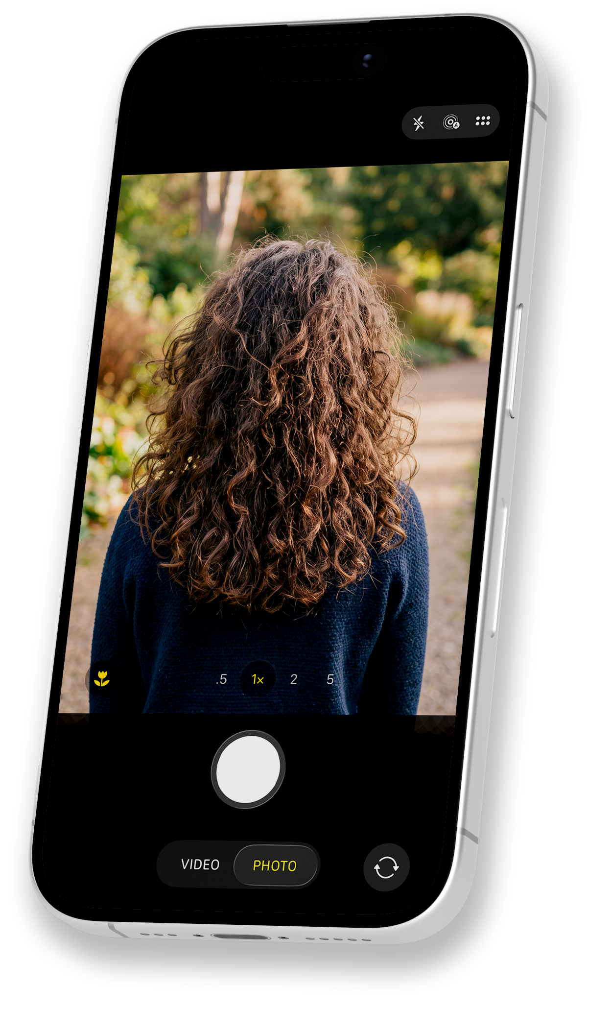 Example hair photo to send before booking a Nanoplasty appointment