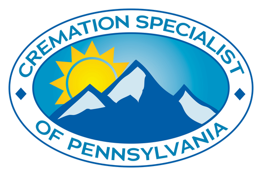 A logo for cremation specialist of pennsylvania