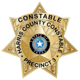 A Harris county constabulary precinct 3 badge