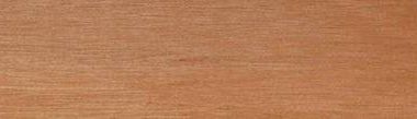 Close-up of smooth, reddish-brown wood grain. Horizontal streaks and slight variations in color.