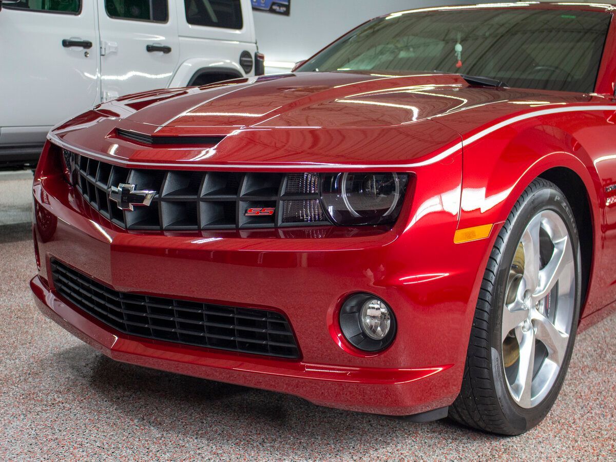 ceramic coating applied in camaro car