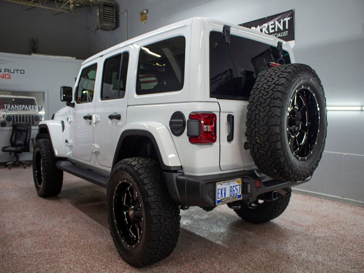 window tinting in a jeep wrangler