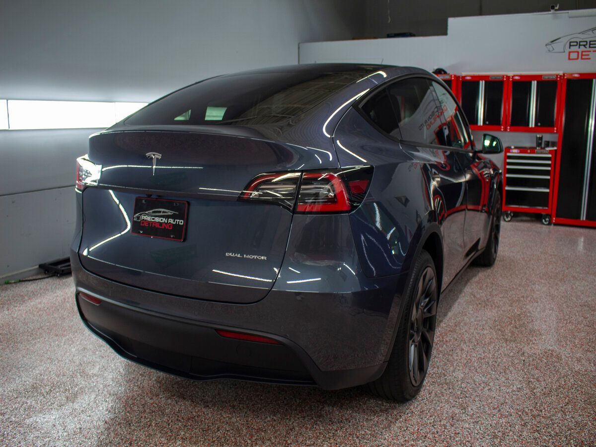 ppf service on a grey Tesla