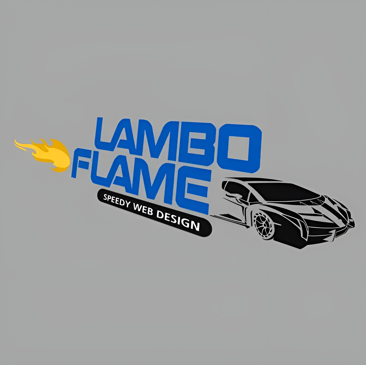 image of Lambo Flame Web Design Logo 