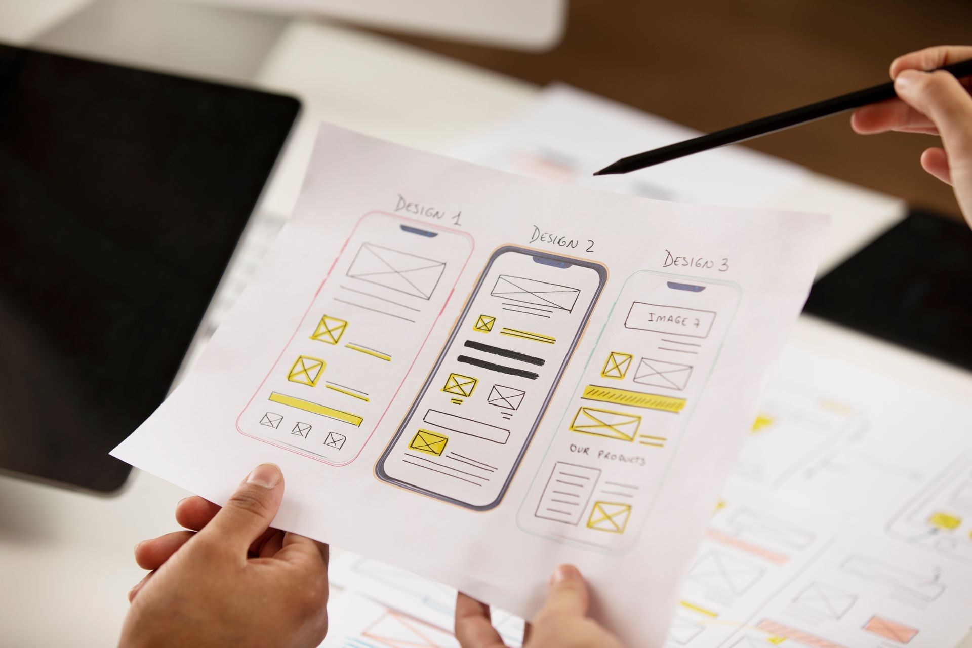 Image of Mobile Web Design Plan