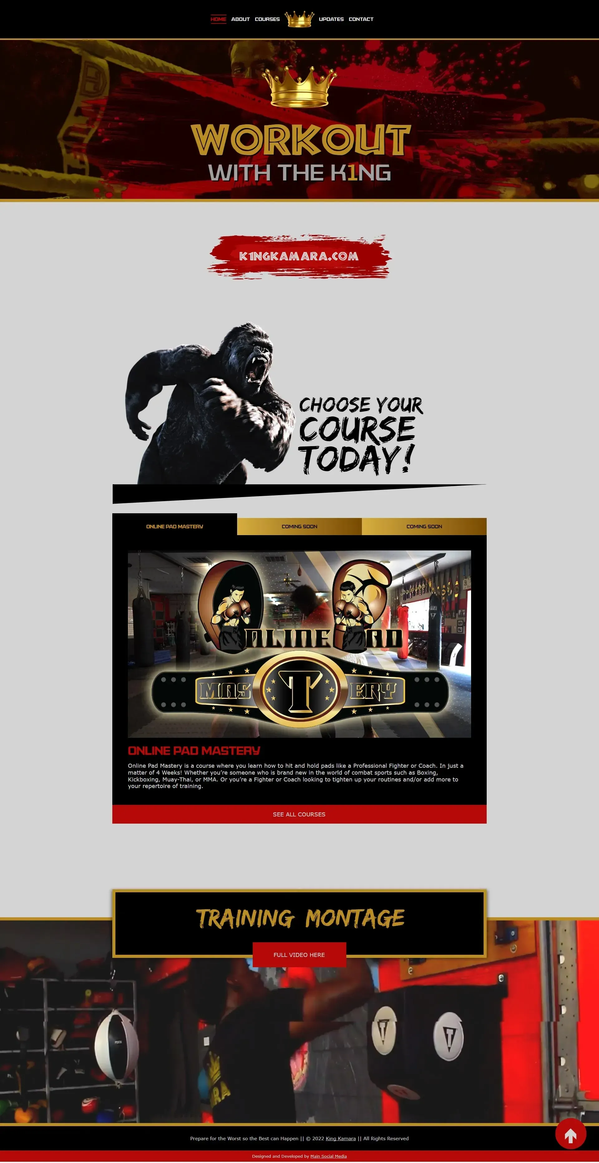 image of a website