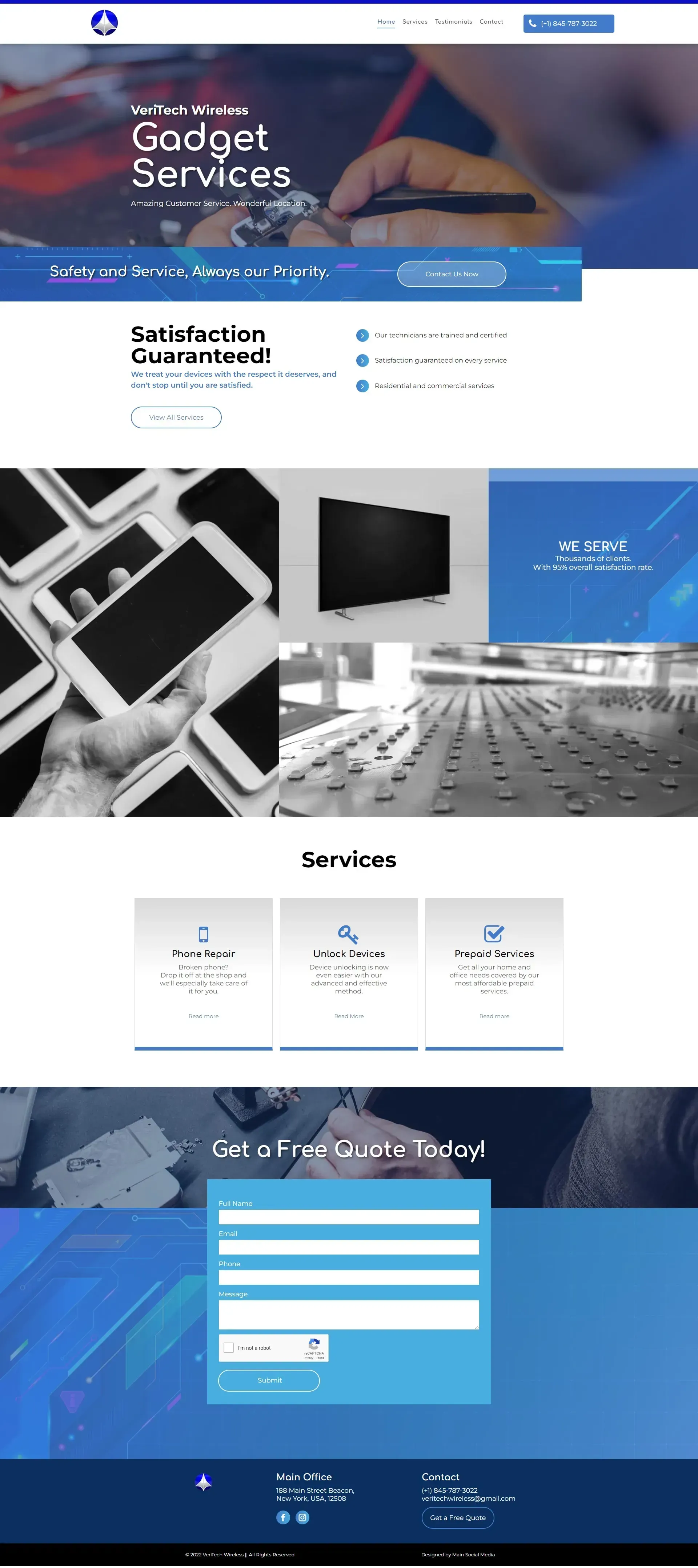 image of a website
