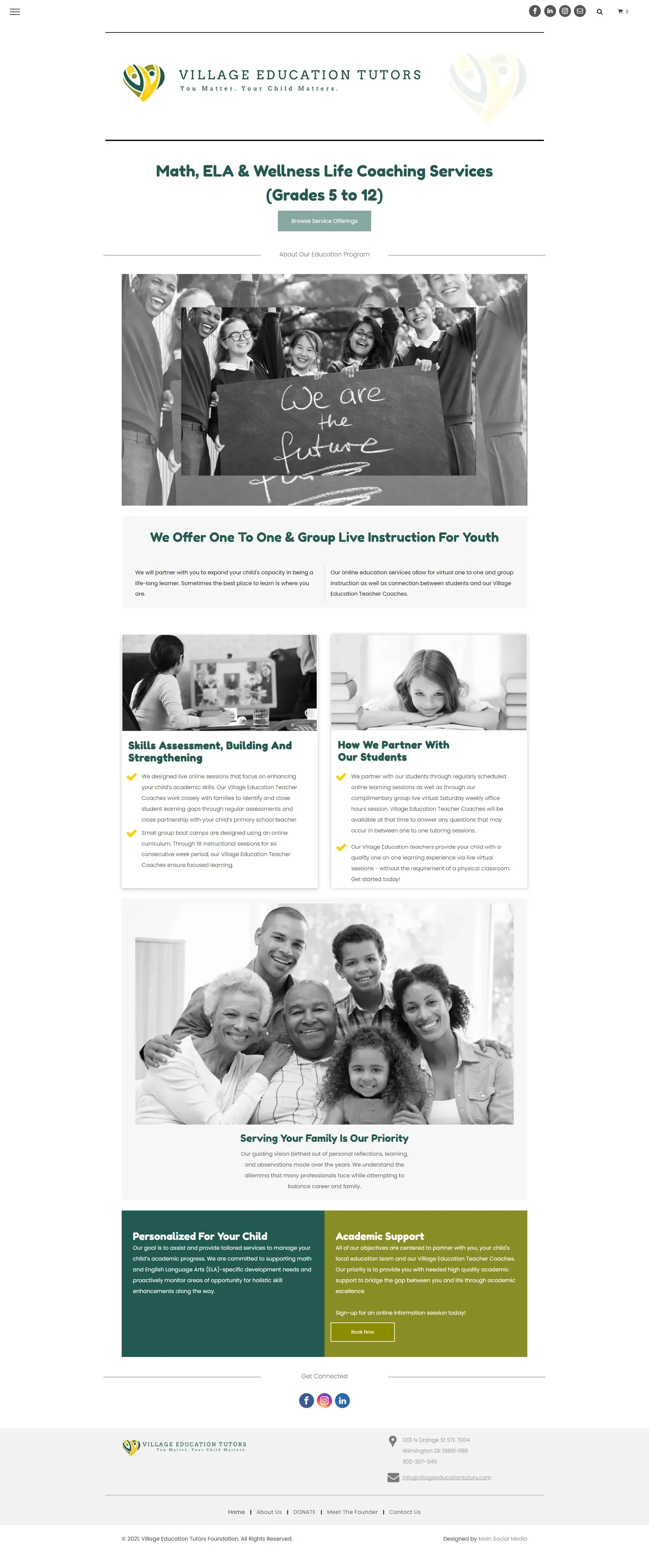 image of a website