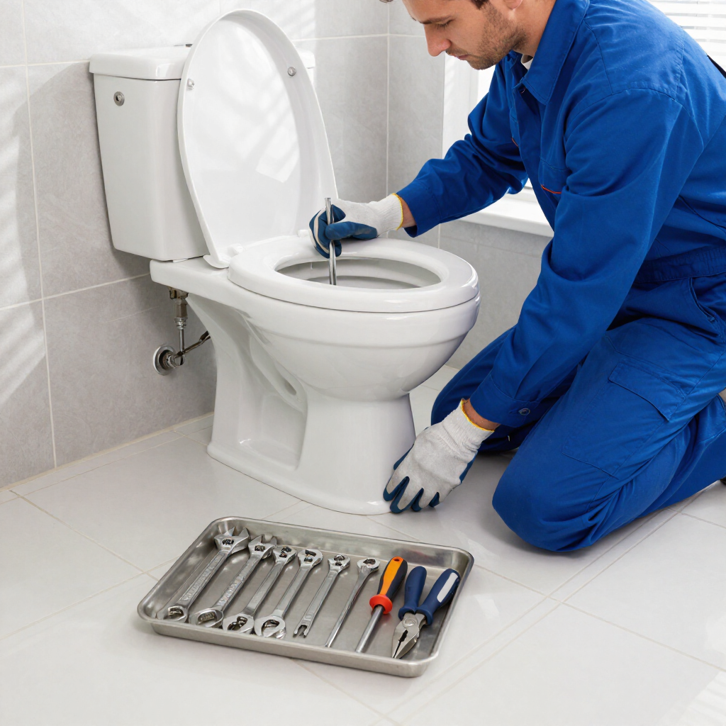 Toilet repair service