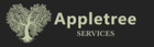 Appletee Services logo with a tree icon on a dark background