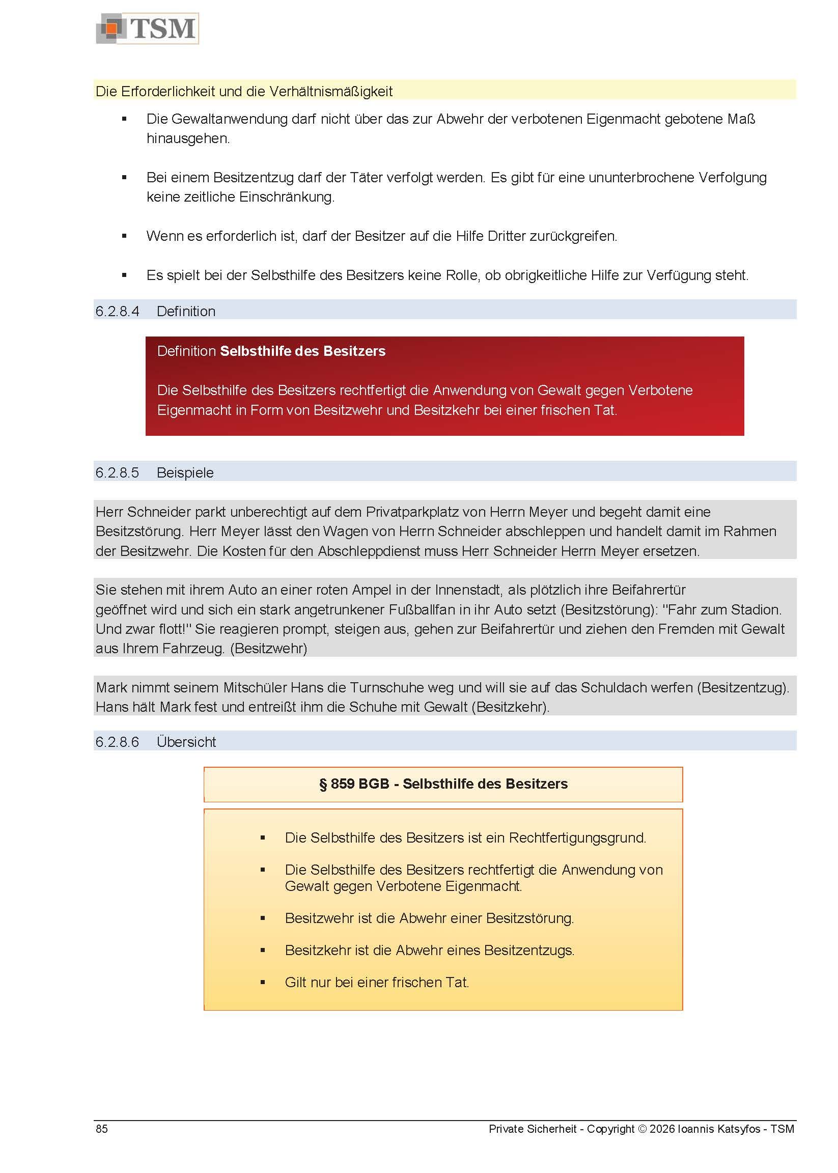 Kleiner Screenshot einer Webseite mit farbigen Warnmeldungen und hervorgehobenen Abschnitten, hauptsächlich Text auf weißem Hintergrund