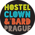 Clown and Bard Hostel Logo