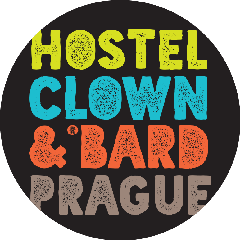 Clown and Bard Hostel Logo
