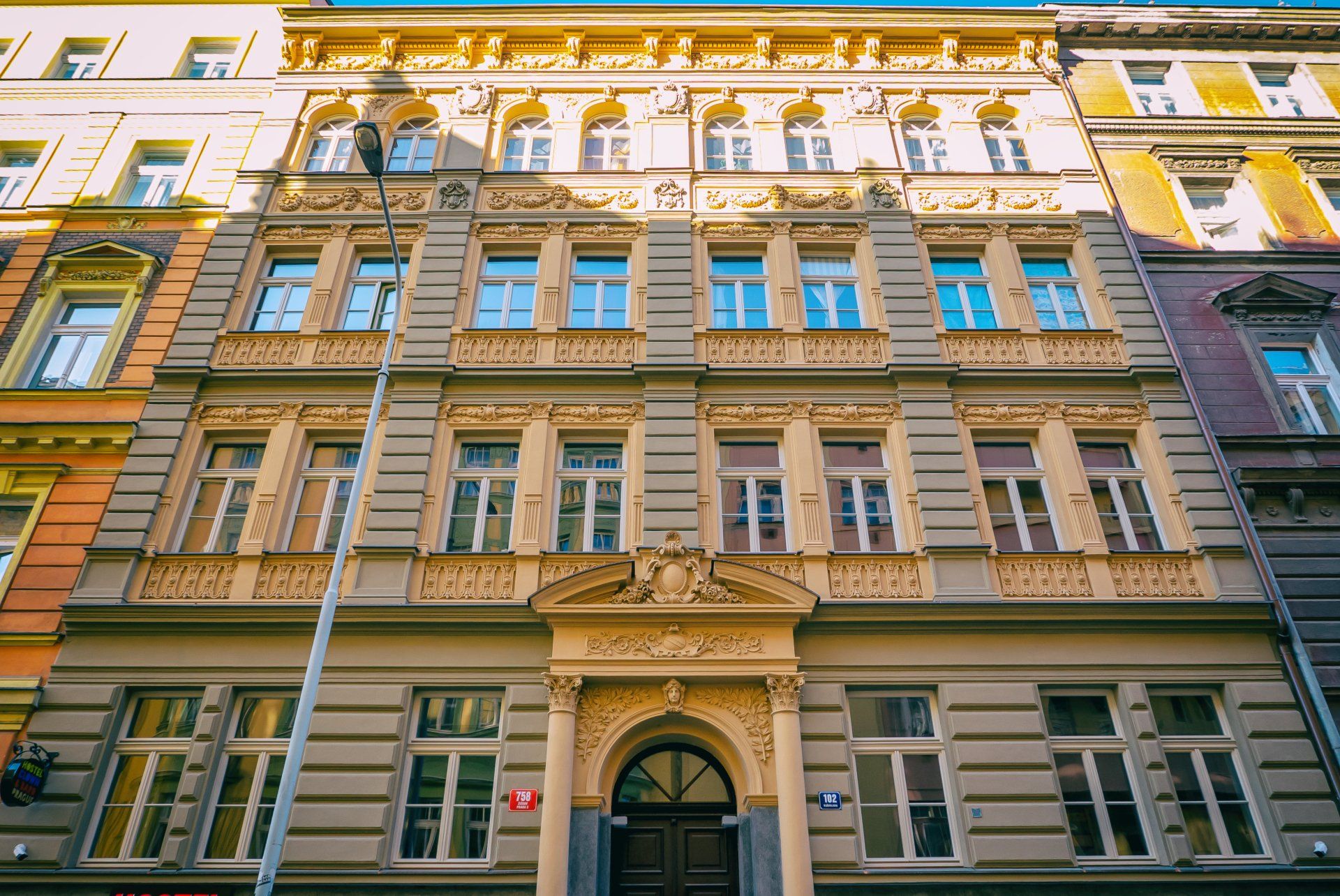 Exterior of hostel