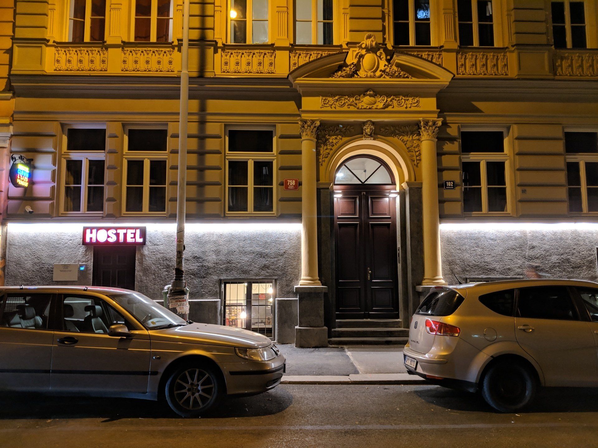 Exterior of hostel