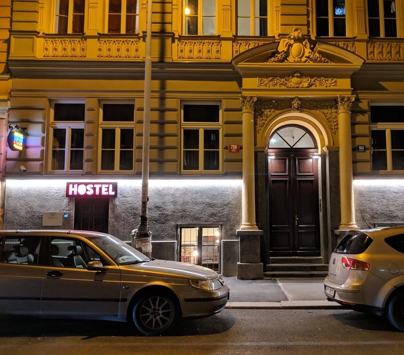 Exterior of hostel 