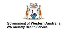Government of Western Australia WA Country Health Services logo