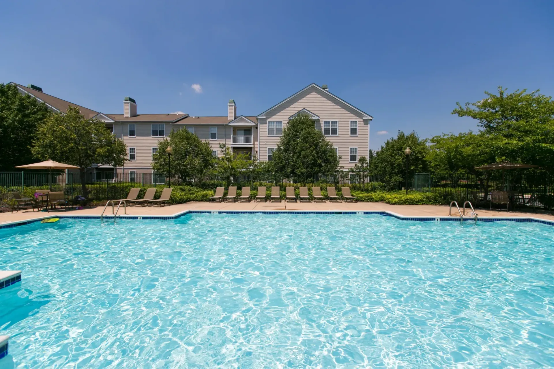 Swimming pool at The Groves at Piney Orchard.