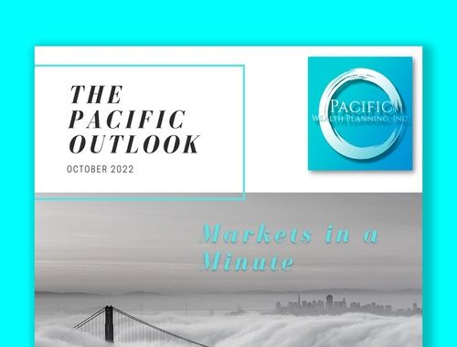 Cover titled “The Pacific Outlook” with “Markets in a Wanie,” over a foggy bridge and city skyline.