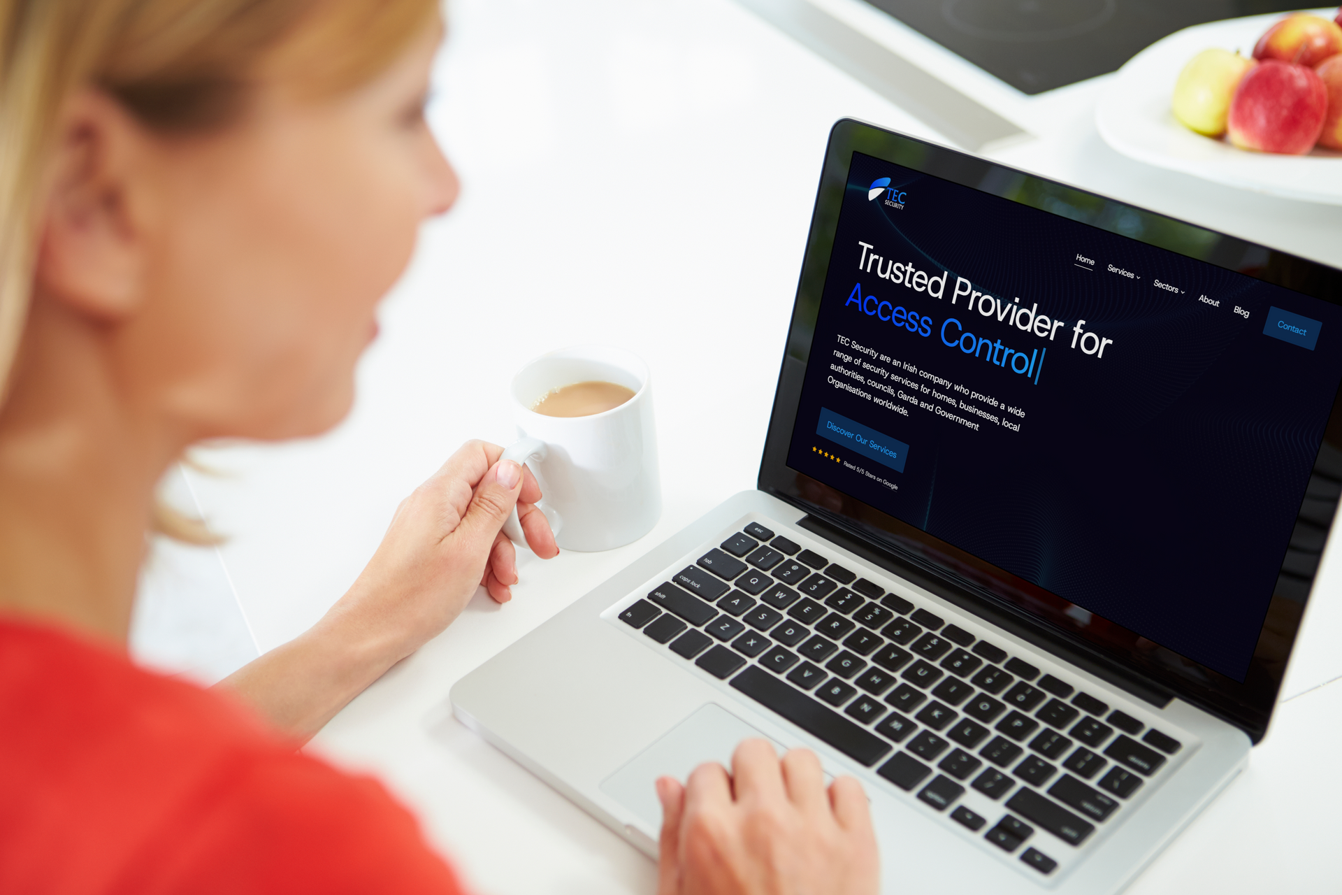 Responsive Website Design for TEC Security