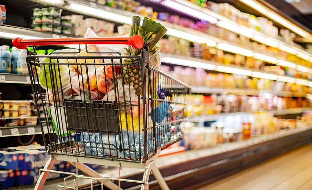 Vegetables in Grocery store