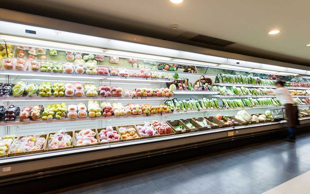 Fruits in Grocery store