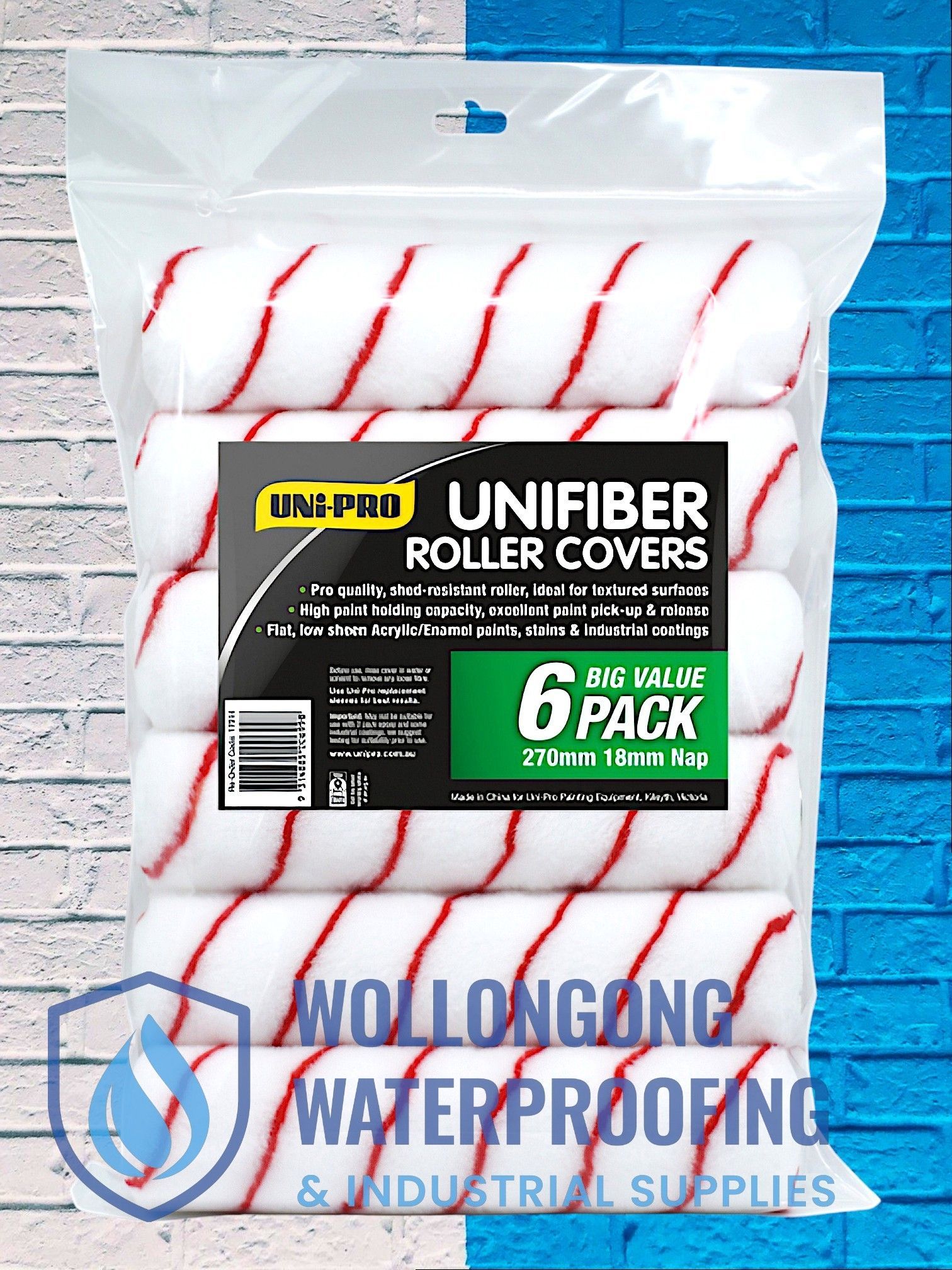 270mm Unifiber Roller Sleeves