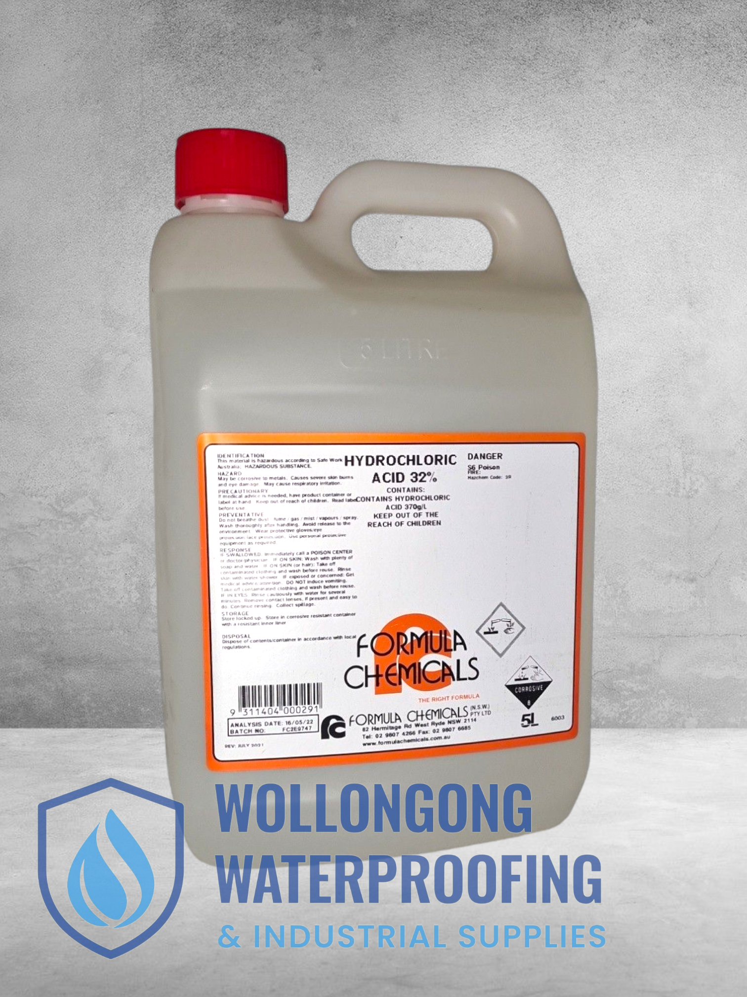 Hydrochloric Acid 05LT