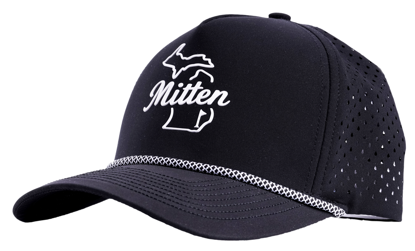 Mitten Classic Black Rope Hat