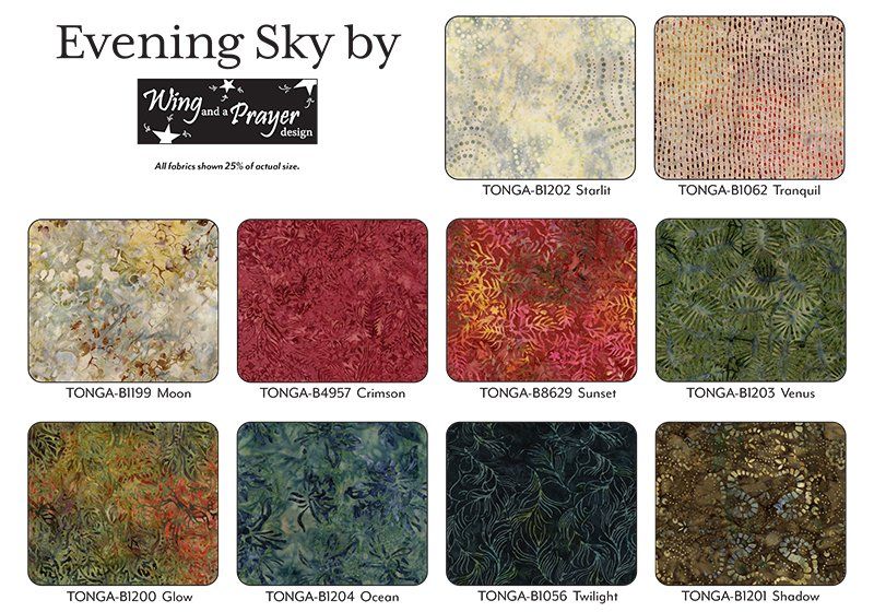 Evening Sky Fabrics