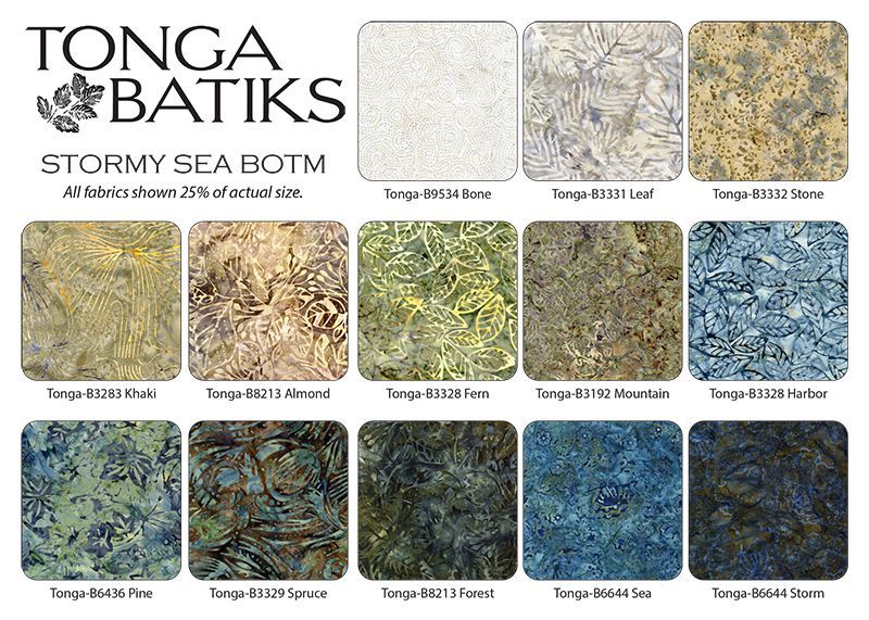 Tonga Stormy Sea fabrics Tonga Stormy Sea fabrics