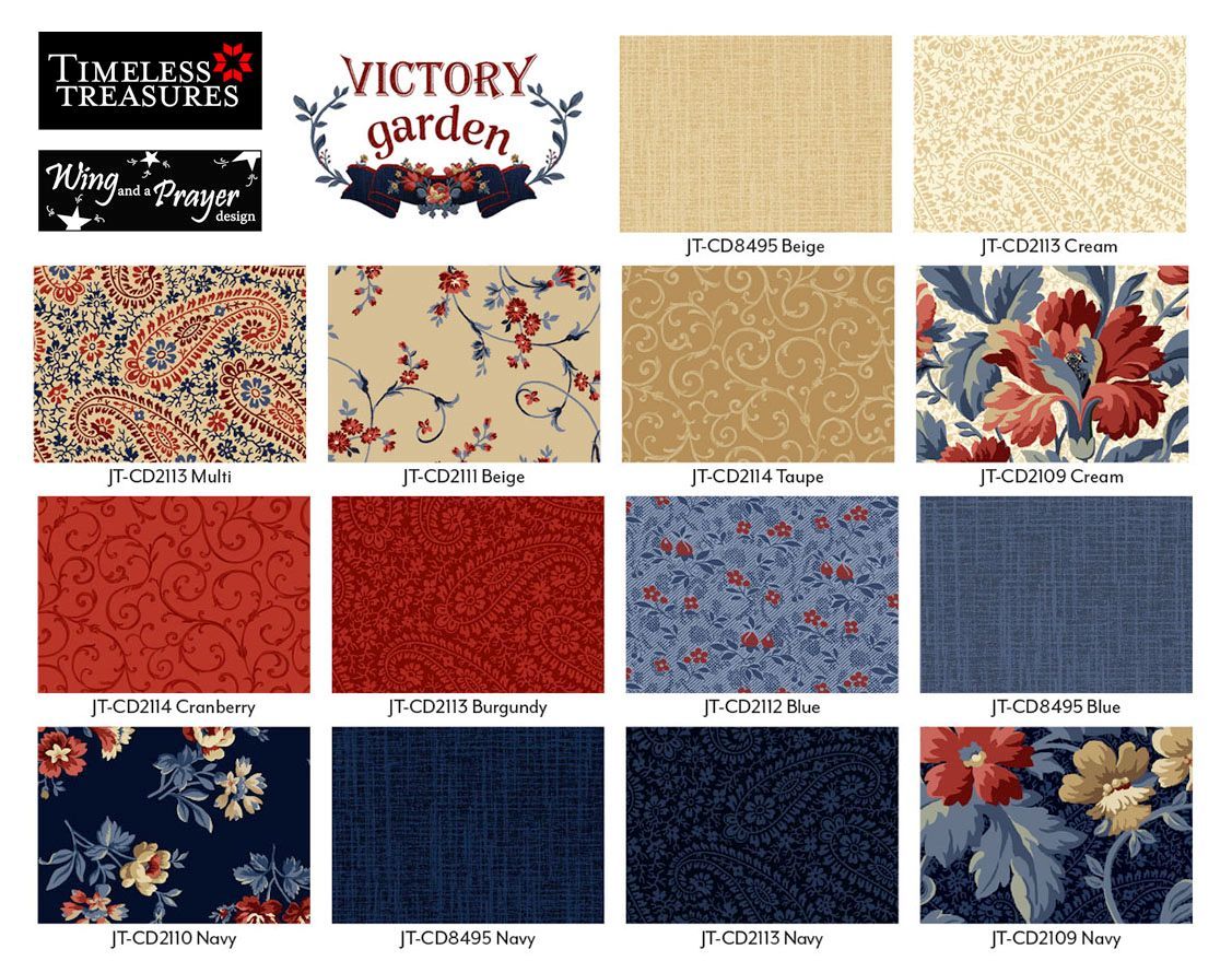 Victory Garden fabrucs