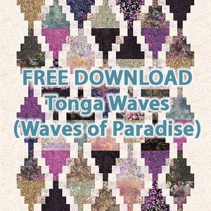 Waves of Paradise Free Pattern