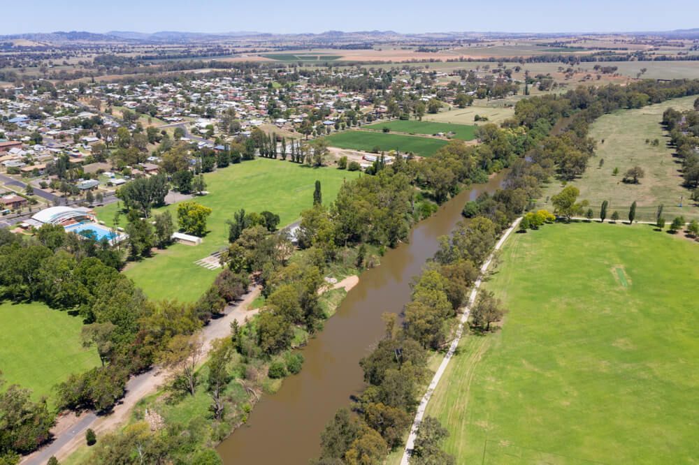 Lachlan River Top View — Hoist Near Me in NSW