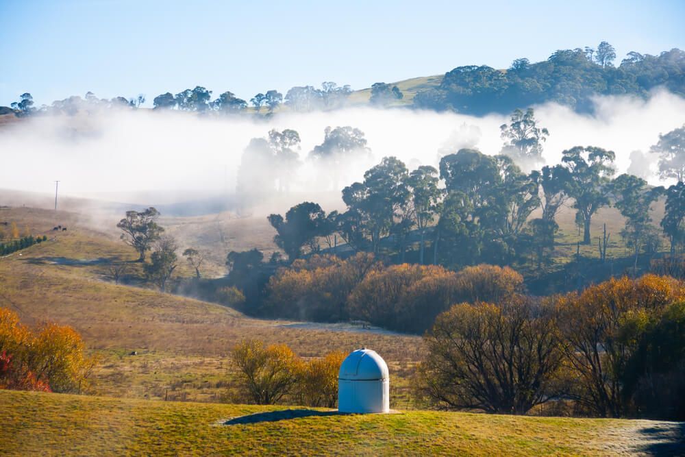 Sunrise Fog in Oberon — Hoist Near Me in NSW
