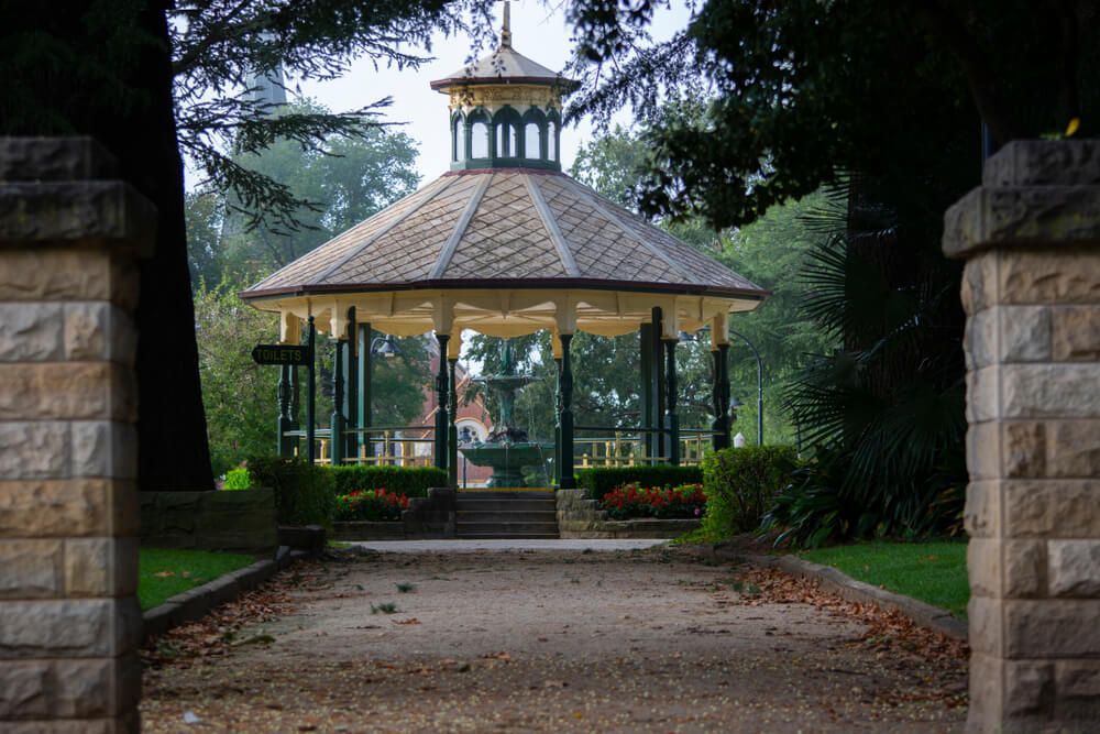 Gazebo in The Middle Of The Town Gardens in The Park — Hoist Near Me in NSW
