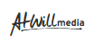 Athwil Media logo in black script on a white background