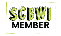 A white box containing the green, 3D-style text 