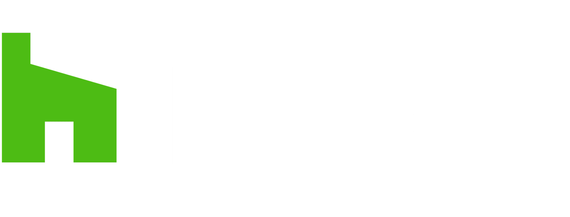 The houzz logo is green and black on a white background.
