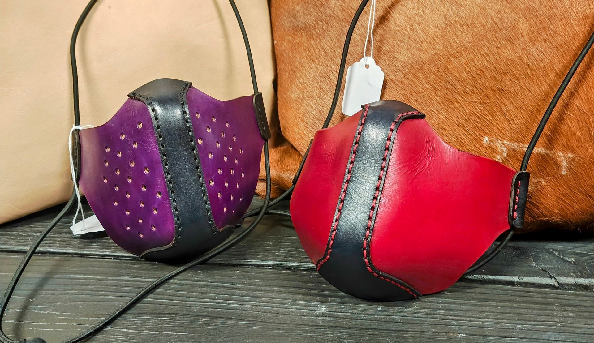 UnCoven Steel Dragon Designs leather masks