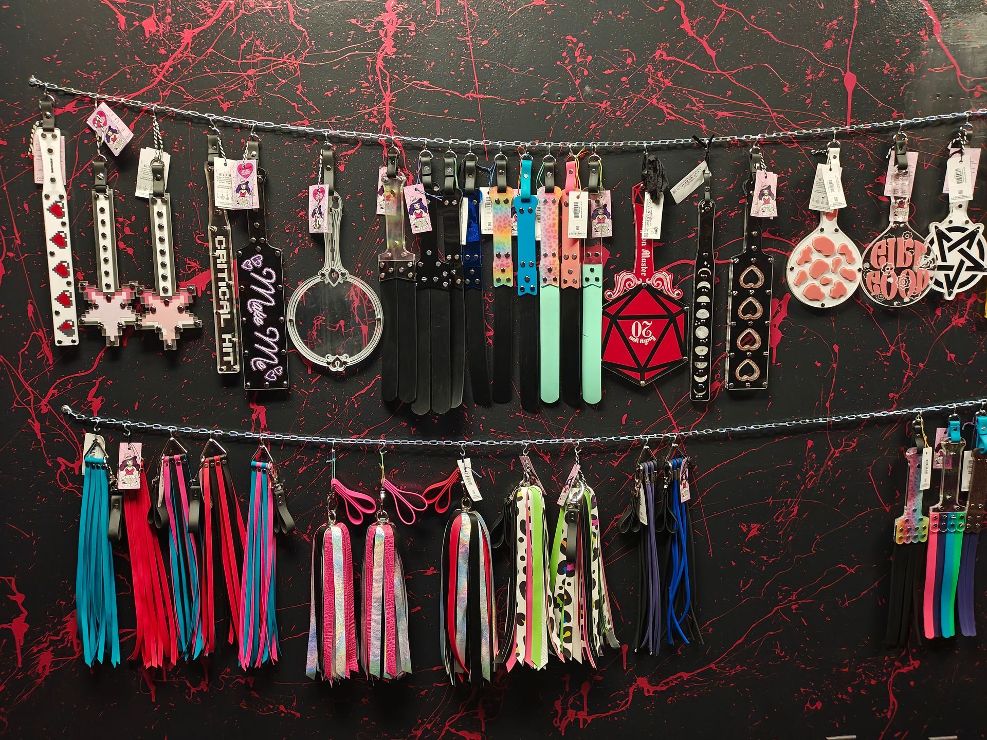 UnCoven Coven of Kink impact tools, paddles, floggers, slappers