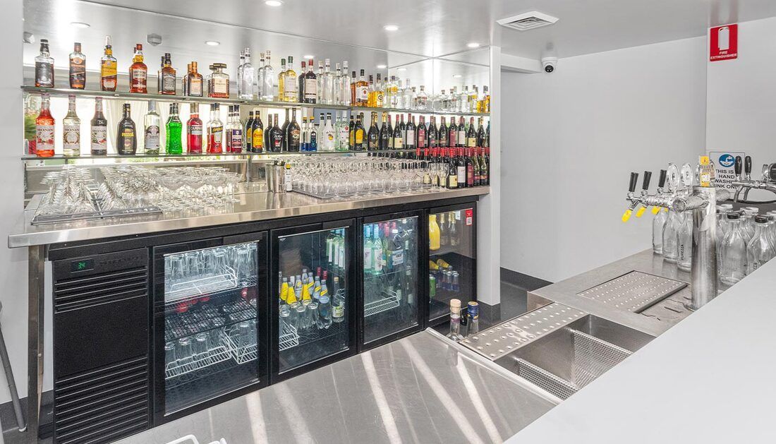 Bar with Cold Display Cabinet  — Townsville Stainless Steel in Garbutt, QLD