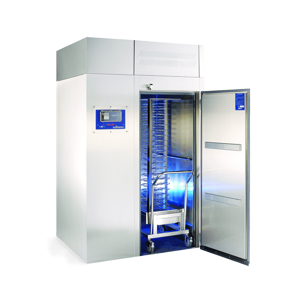 A Stainless Steel Refrigerator with The Door Open and Smoke Coming out Of It — Townsville Stainless Steel in Garbutt, QLD