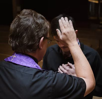 Congregation gathered in a church during a service. Congregation gathered in a church during a service.