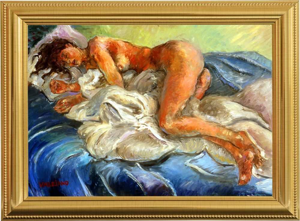 Blue Nude | In Gold Frame