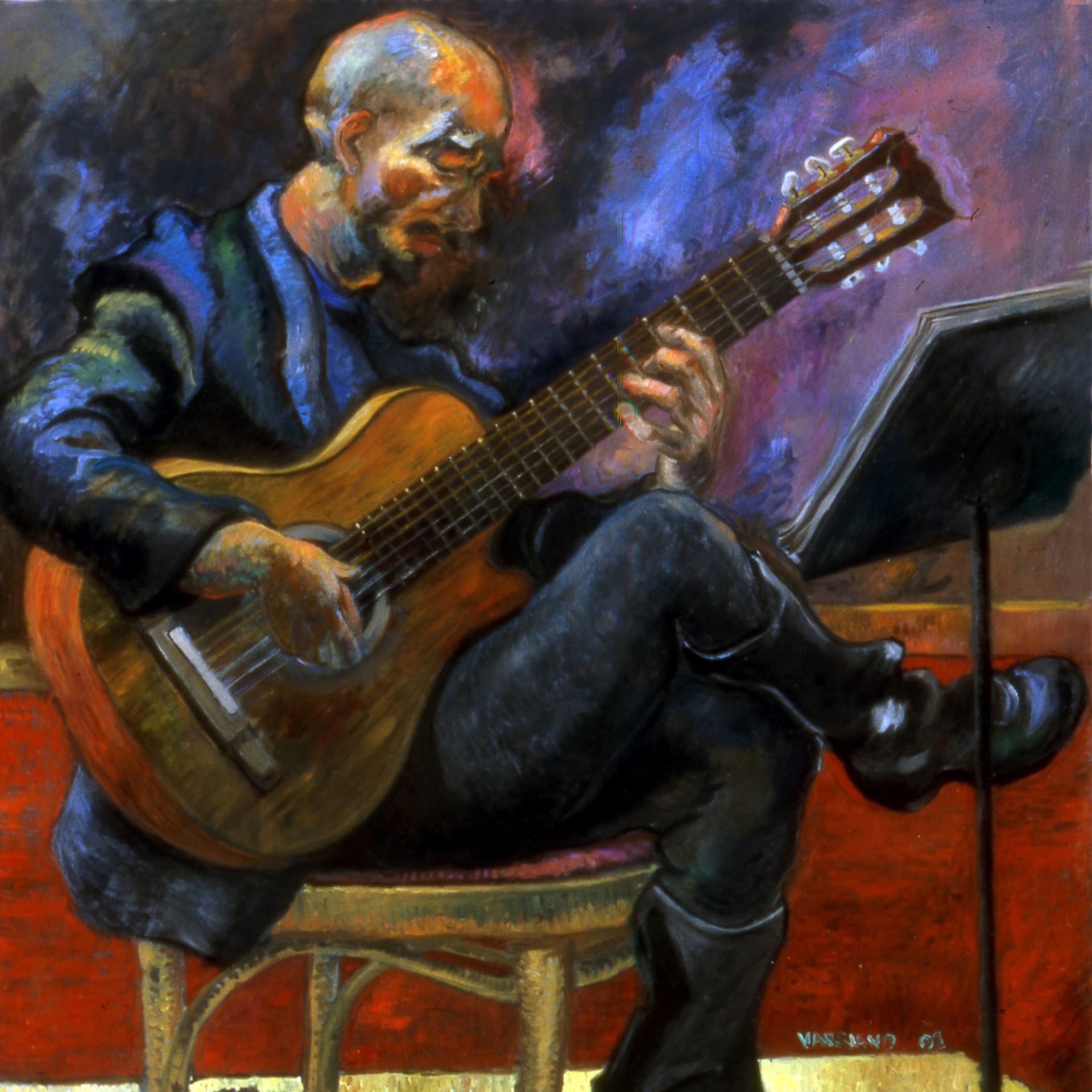 Dante | Figurative Oil Painting by John Varriano
