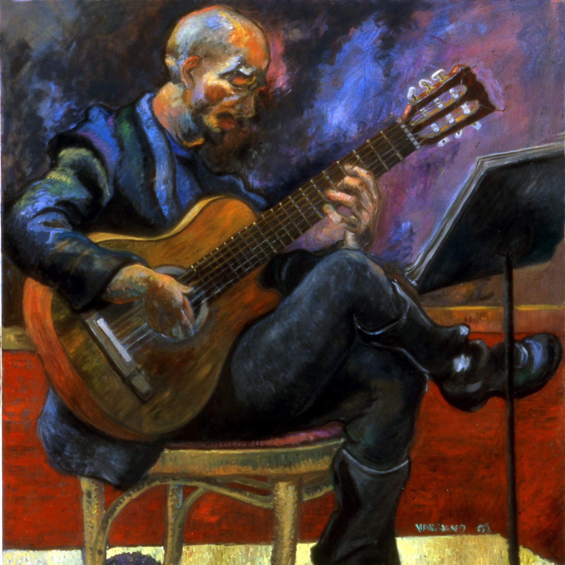 Dante | Figurative Oil Painting by John Varriano