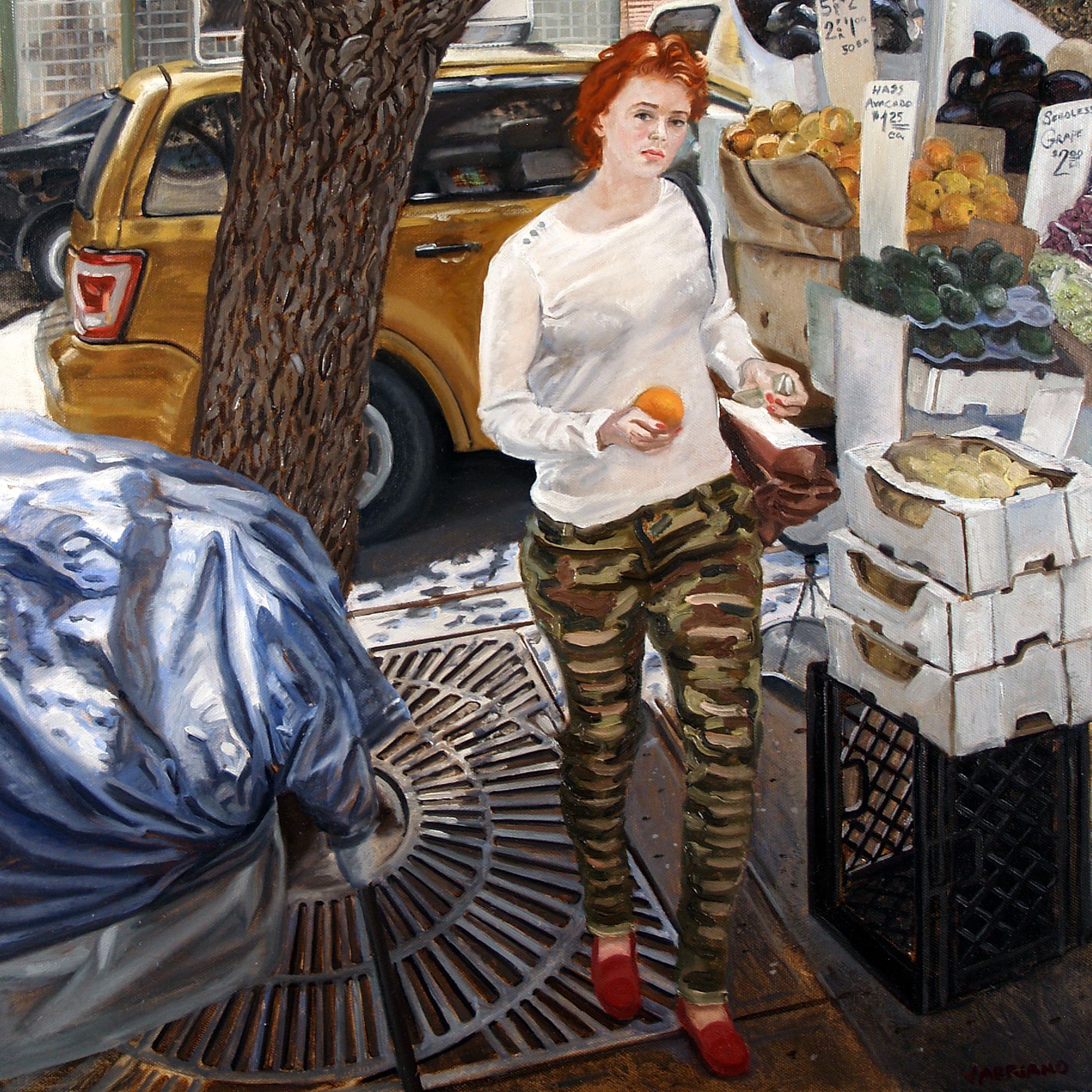 Eggplants | Figurative Oil Painting by John Varriano